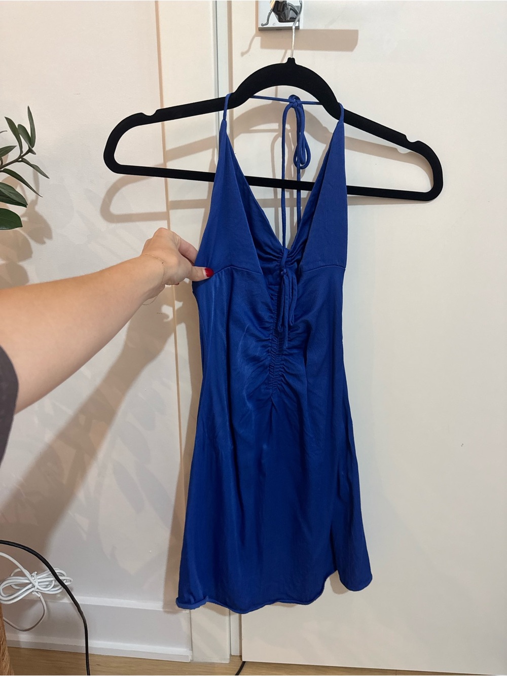 Zara Blue Halter Dress